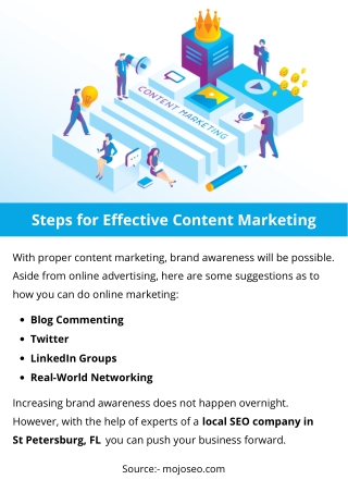 Steps for Effective Content Marketing