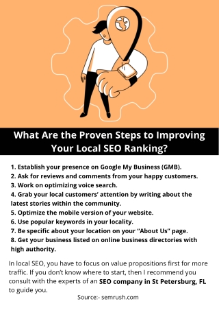 What Are the Proven Steps to Improving Your Local SEO Ranking?