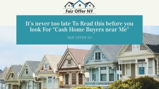 Cash Home Buyers near Me | Fair Offer NY