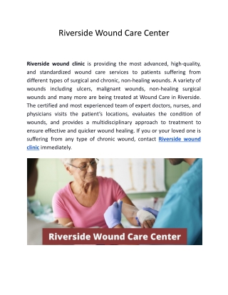 Riverside Wound Care Center