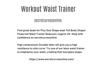 workout waist trainer