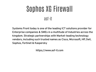Sophos XG Firewall