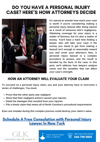 Do you have a personal injury case here’s how attorneys decide