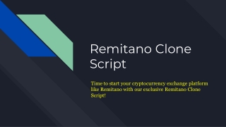 Remitano Clone Script