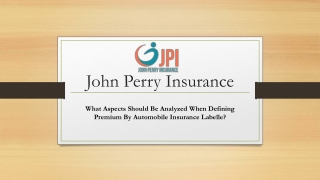 Aspects To Consider While Buying Automobile Insurance