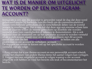 Bellen Instagram Nederland maak je geen zorgen over online services, kom hier