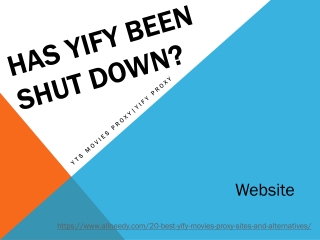 Is YIFY Shut Down |Can I Still Use YIFY | What is YIFY Proxy