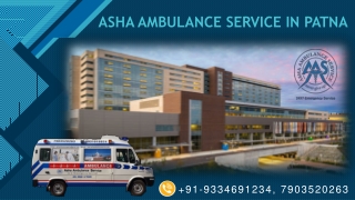 On-call 24/7 hour road ambulance service available in Patna |ASHA