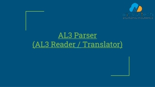 AL3 Parser (AL3 Reader / Translator) by Winsurtech