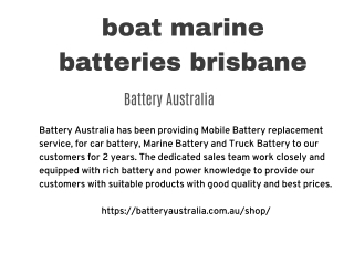 boat marine batteries brisbane