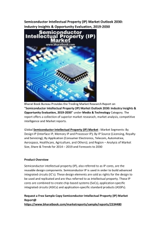 Global Semiconductor Intellectual Property (IP) Market Research