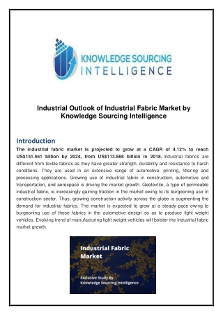 Exclusive Study on Industrial Fabric Market