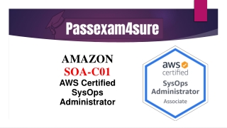 2021 PassExam4Sure Amazon SOA-C01 Dumps And Exam Questions