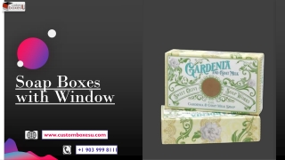 Soap boxes with window in London, UK