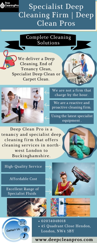 Deep Cleaning | Professional Equipment | Deep Clean Pros