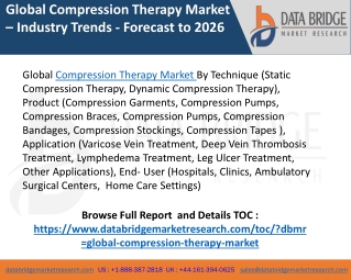 Compression therapy market