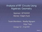 Analysis of RF Circuits Using Algebraic Geometry