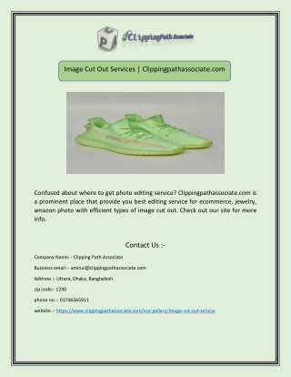 Image Cut Out Services | Clippingpathassociate.com