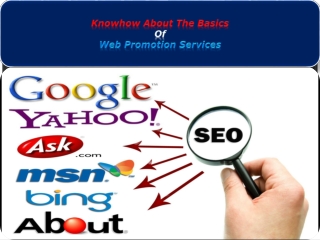 Knowhow about the Basics of Web Promotion Services
