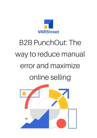 B2B PunchOut: The way to reduce manual error and maximize online selling