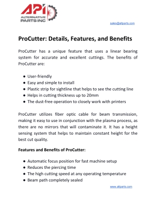 ProCutter: Details, Features, and Benefits