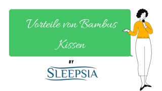 Vorteile eines Bambus kissen