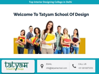 Top Interior Designing College in Delhi