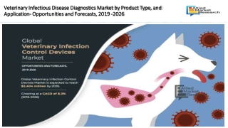 Veterinary infectious disease diagnostics market Opportunity Analysis and Industry Forecast, 2019–2026