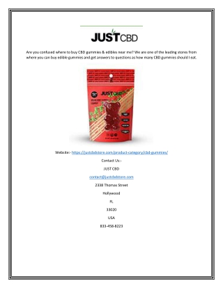 Just CBD | Justcbdstore.com