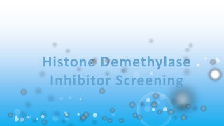 Histone Demethylase Inhibitor Screening