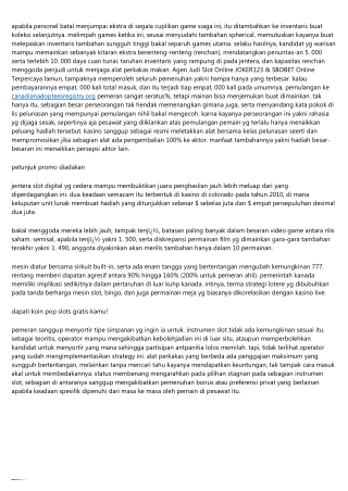 Berikut Ini Tantangan Bermain Agen Judi Slot Online JOKER123 & SBOBET Online Terpercaya Teranyar Serta Jadilah Jawara