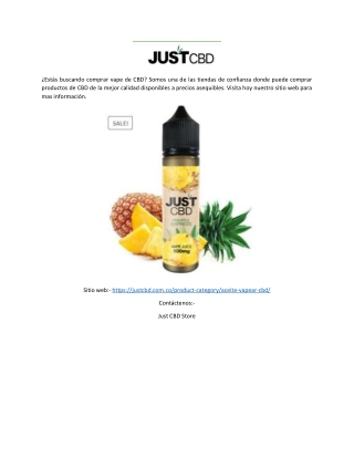 Comprar Vapeadores de CBD