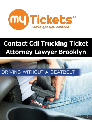 Contact Cdl Trucking Ticket Attorney Lawyer Brooklyn