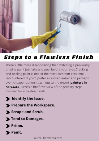 Steps to a Flawless Finish