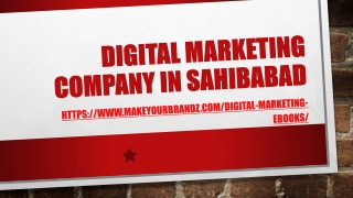 Digital Marketing Company in Sahibabad
