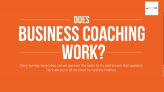 Does Business Coaching works?
