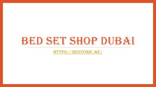 Bed set shop Dubai