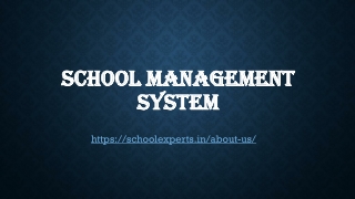 School Management System