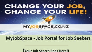 MyJobSpace - Job Portal for Job Seekers