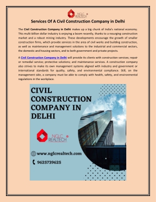 Civil Construction Company in Delhi