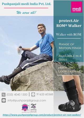 protect.Air ROM Walker |Lower Leg Braces | Pushpanjali medi India Pvt Ltd