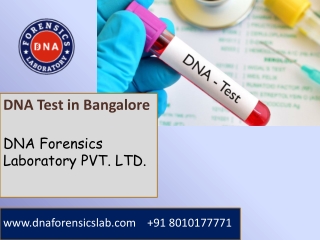 DNA Test in Bangalore