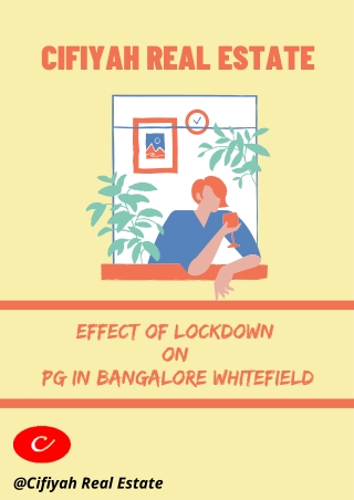 Effect of lockdown on PG in Bangalore Whitefield