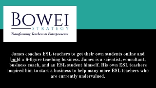 Teaching ESL Classes Online - Bowei Strategy