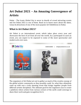 Art Dubai 2021 – An Amazing Convergence of Artists