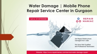 Water Damage | Mobile Phone Repair Service Center in Gurgaon