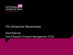 ITIL Drivers for Government