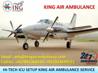 Top-Class Air Ambulance Services in Mumbai and Chennai by King