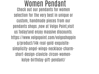 Women Pendant