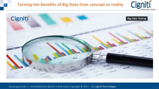 Turning the benefits of Big Data from concept to reality